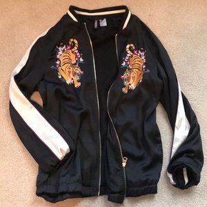 Embroidered Bomber Jacket